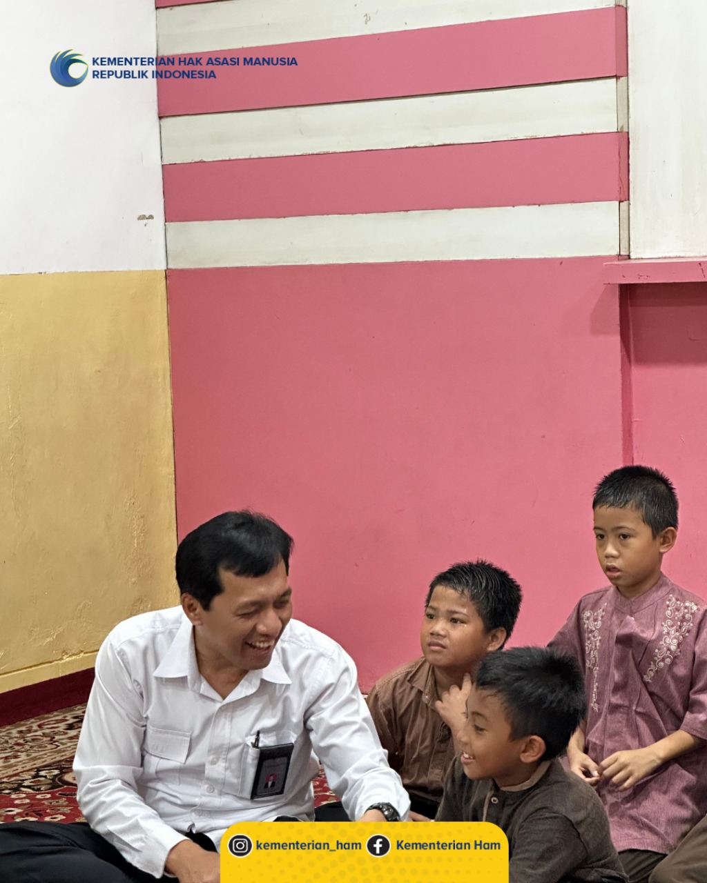 Kunjungi PYI Tebet, KemenHAM RI Pastikan Kondisi Anak-Anak Dapat Tumbuh dan Berkembang Dengan Baik